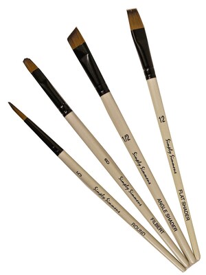 Robert Simmons Simply Simmons Value Brush Sets Work Horse Set Set Of 4
