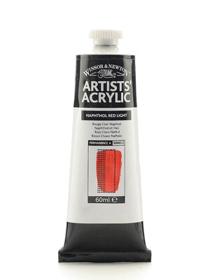 Winsor  And  Newton Professional Acrylic Colours Naphthol Red Light 60 Ml 421