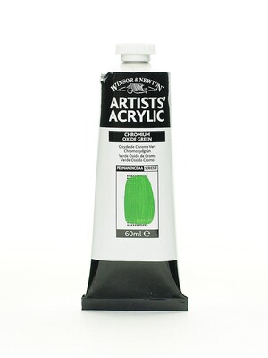 Winsor  And  Newton Professional Acrylic Colours Chromium Oxide Green 60 Ml 162