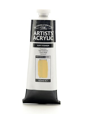 Winsor  And  Newton Professional Acrylic Colours Buff Titanium 60 Ml 60 [Pack Of 2]