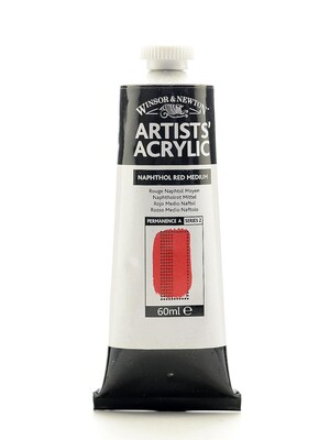 Winsor  And  Newton Professional Acrylic Colours Naphthol Red Medium 60 Ml 423