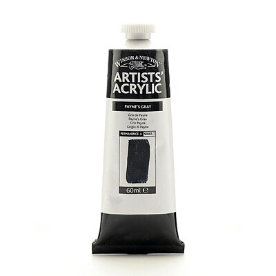 Winsor  And  Newton Professional Acrylic Colours Paynes Gray 60 Ml 465 [Pack Of 2]