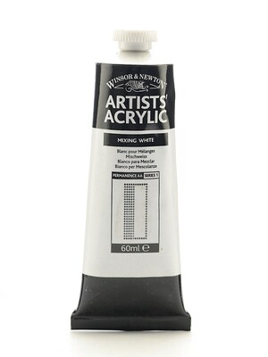 Winsor  And  Newton Professional Acrylic Colours Mixing White 60 Ml 415 [Pack Of 2]