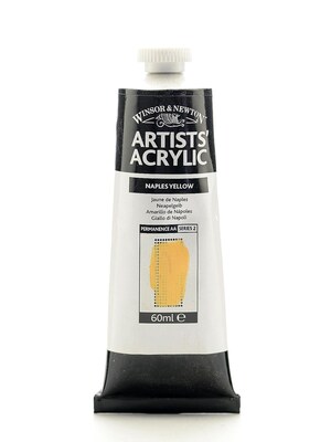 Winsor  And  Newton Professional Acrylic Colours Naples Yellow 60 Ml 422