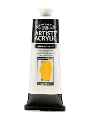 Winsor  And  Newton Professional Acrylic Colours Naples Yellow Deep 60 Ml 425