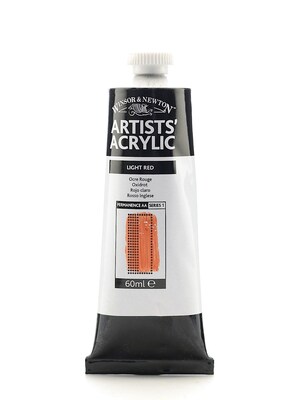 Winsor  And  Newton Professional Acrylic Colours Light Red 60 Ml 362 [Pack Of 2]