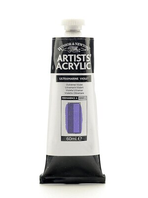 Winsor  And  Newton Professional Acrylic Colours Ultramarine Violet 60 Ml 672