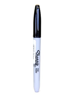 Sharpie Permanent Markers, Fine Tip, Black, 24/Pack (69228-PK24)