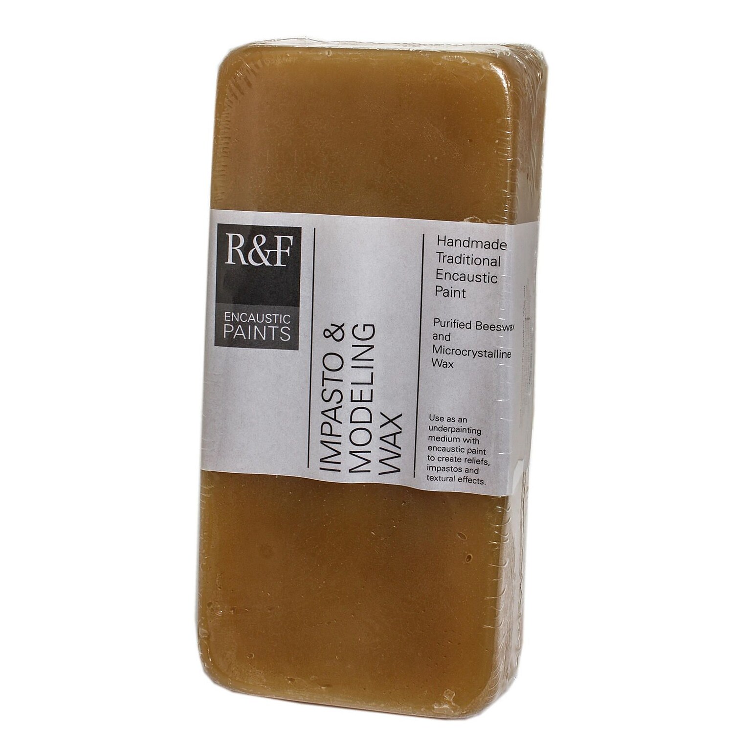 R And F Handmade Paints Impasto Modeling Wax, 333Ml, Cake (96679)