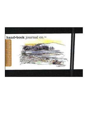 Hand Book Journal Co. Travelogue Drawing Journals 3 1/2 In. X 5 1/2 In. Landscape Ivory Black