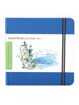 Hand Book Journal Co. Travelogue Drawing Journals 5 1/2 In. X 5 1/2 In. Square Ultramarine Blue