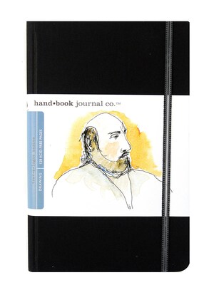 Hand Book Journal Co. Travelogue Drawing Journals 5 1/2 In. X 8 1/4 In. Portrait Ivory Black [2Pk]