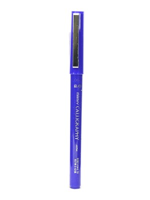 Marvy Uchida 6000 Calligraphy Pens, Fine Nib, Blue Ink, 12/Pack (46786-PK12)