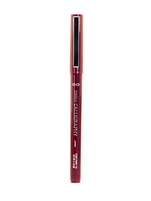 Marvy Uchida 6000 Calligraphy Pens, Burgundy, Fine Nib Burgundy Ink, 12/Pack (80264-PK12)