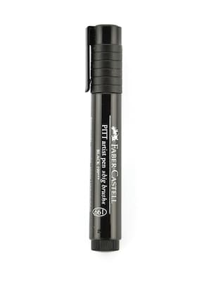 Faber-Castell Pitt Big Brush Artist Pens Black 199 [Pack Of 4]