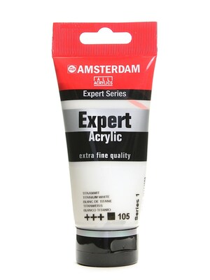 Amsterdam Expert Acrylic Tubes Titanium White 75 Ml [Pack Of 3]