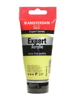 Amsterdam Expert Acrylic Tubes Permanent Lemon Yellow Light 75 Ml [Pack Of 3]
