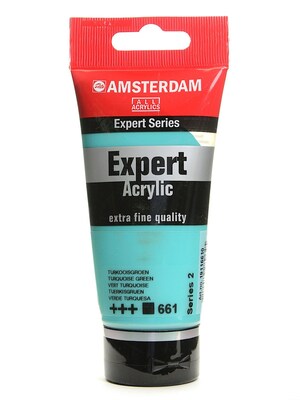 Amsterdam Expert Acrylic Tubes Turquoise Green 75 Ml [Pack Of 3]