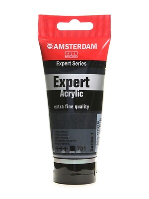 Amsterdam Expert Acrylic Tubes Ivory Black 75 Ml [Pack Of 3]