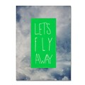 Trademark Fine Art Leah Flores Lets Fly Away 35 x 47 (ALI0697-C3547GG)