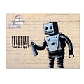 Trademark Fine Art Banksy Robot 14 x 19 (ALI0811-C1419GG)