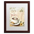 Trademark Fine Art Lisa Audit Cafe in Europe I 16 x 20 Framed Art Print (WAP0187-W1620MF)
