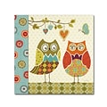 Trademark Fine Art Lisa Audit Owl Wonderful I 35 x 35 (WAP0210-C3535GG)
