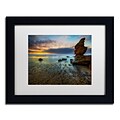 Trademark Fine Art Lincoln Harrison Beach at Sunset 3 11 x 14 (ALI0725-B1114MF)