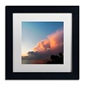 Trademark Fine Art Kurt Shaffer Distant Lightning at Sunset 11 x 11 (KS0148-B1111MF)