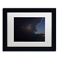 Trademark Fine Art Kurt Shaffer Sunset Thunderhead #3 11 x 14 Framed Art Print (KS0152-B1114MF)