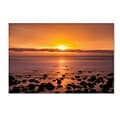 Trademark Fine Art Chris Moyer Pacific Sunset 12 x 19 (ALI0765-C1219GG)