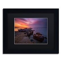 Trademark Fine Art Lincoln Harrison Beach at Sunset 6 11 x 14 (886511728622)