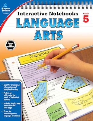 Interactive Notebooks Language Arts Grade 5 Resource Book Paperback (104656)