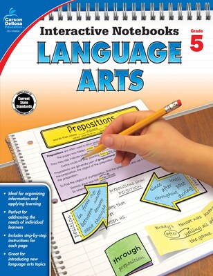 Interactive Notebooks Language Arts Grade 5 Resource Book Paperback (104656)