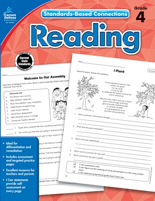 Standards-Based Connections Reading Grade 4 Workbook Paperback (104661)