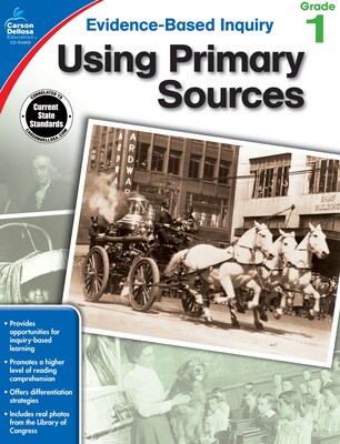 Evidence-Based Inquiry Using Primary Sources Grade 1 Workbook Paperback (104859)