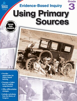 Evidence-Based Inquiry Using Primary Sources Grade 3 Workbook Paperback (104861)