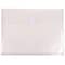 JAM Paper® Plastic Envelopes with Hook & Loop Closure, 9.75 x 13 with 1 Inch Expansion, Clear, 12/Pa