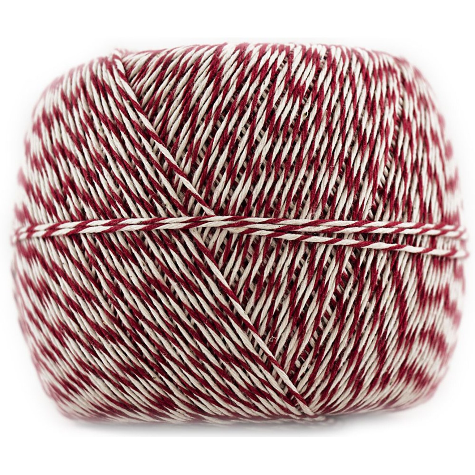 JAM Paper Twine, Red/White, 1500 ft., Red (349527465)