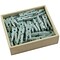 JAM Paper® Wood Clip Clothespins, Small 7/8 Inch, Blue Clothes Pins, 50/Pack (2230717361)