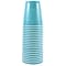 JAM Paper® Plastic Party Cups, 12 oz, Sea Blue, 20 Glasses/Pack (2255520702)