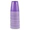 JAM Paper® Plastic Party Cups, 12 oz, Purple, 20 Glasses/Pack (2255520707)