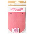 American Crafts DIY Party Banner Kit, Pink & White (369847)