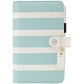 Websters Pages Color Crush Personal Planner Kit, Teal & White Stripe (CCPK001-TW)