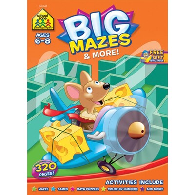 Big Workbook Mazes, Grades 1-3