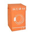 Honey Can Do Graphic Washing Machine Laundry Hamper, Orange