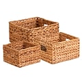 Honey-Can-Do Wicker Baskets, Brown, 3/Pack (STO-02882)