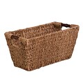 Honey Can Do 25.76 Qt. Paper Rope Storage Tote with Liner White (STO-02965)