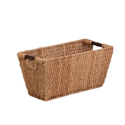 Honey Can Do Large Seagrass Basket with Handles Natural (STO-02966)