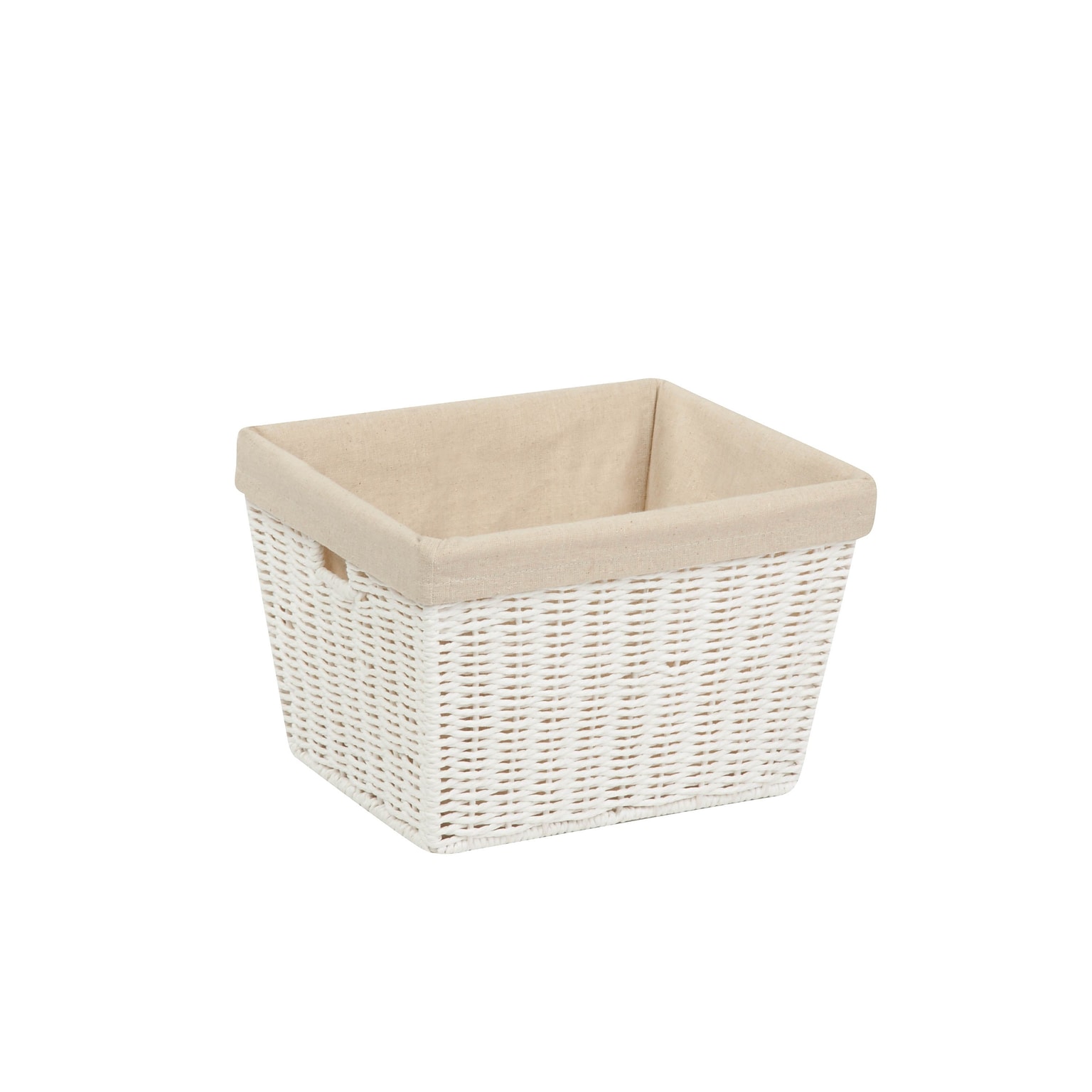 Honey Can Do 39.68 Qt. Large Tall Square Water Hyacinth Basket Natural (STO-02884)